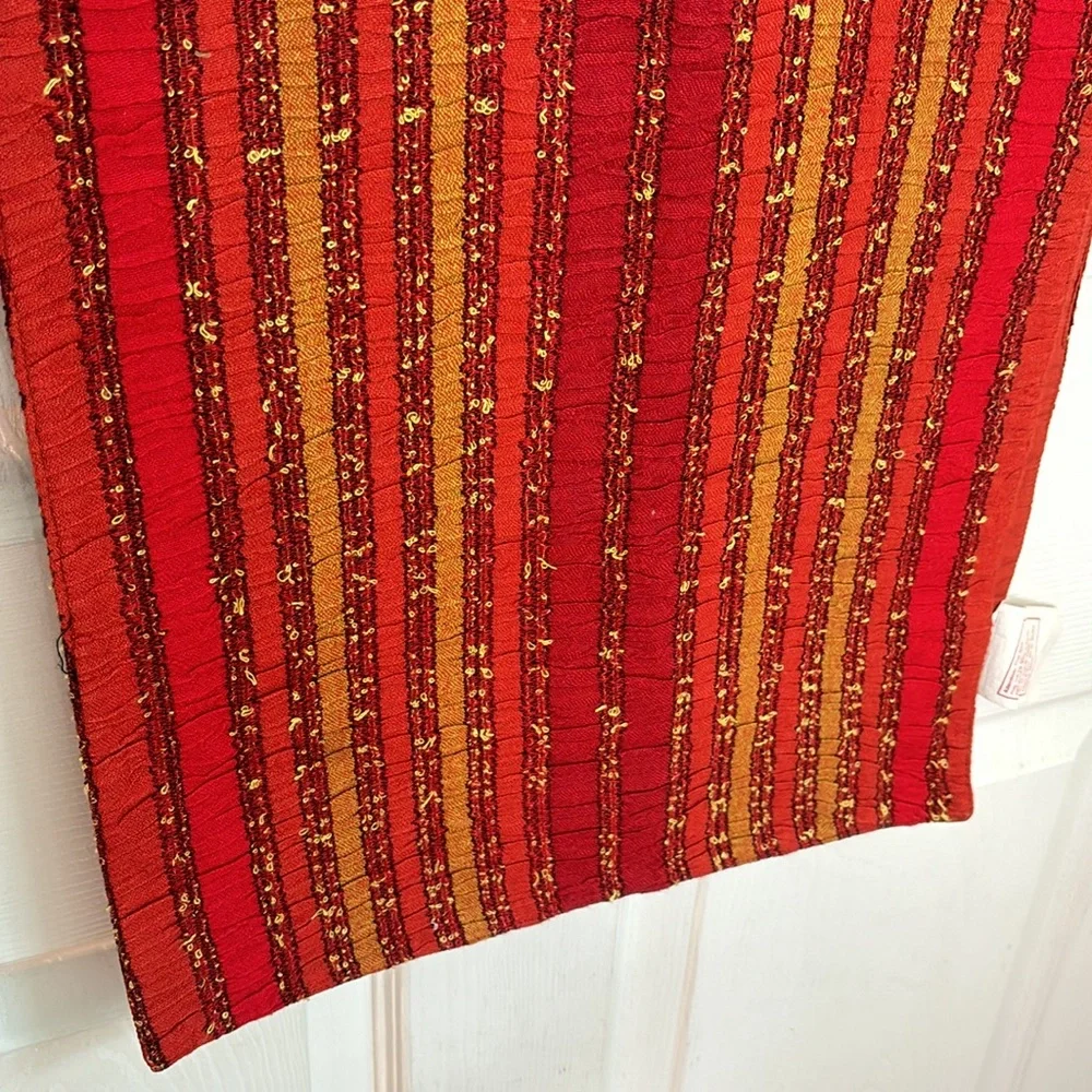 PIER 1 Imports table runner fall theme autumn orange color scheme thanksgiving